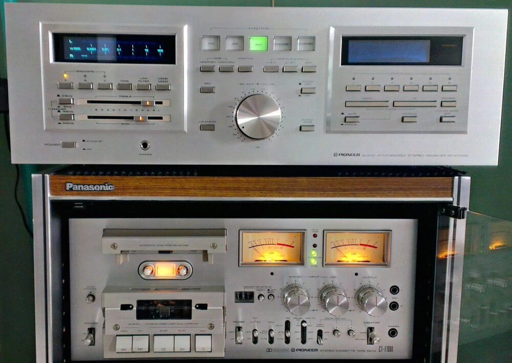 Vintage pioneer Model CTF2121 Stereo Cassette Tape Deck For Parts or Repair