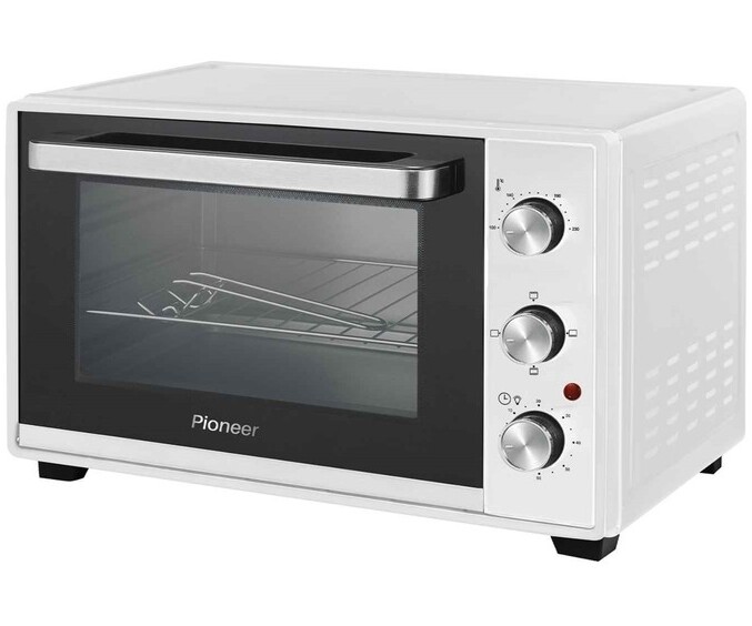 Мини-печь Pioneer MO5008, 1600 Вт, 4 режима, 40 л, белая