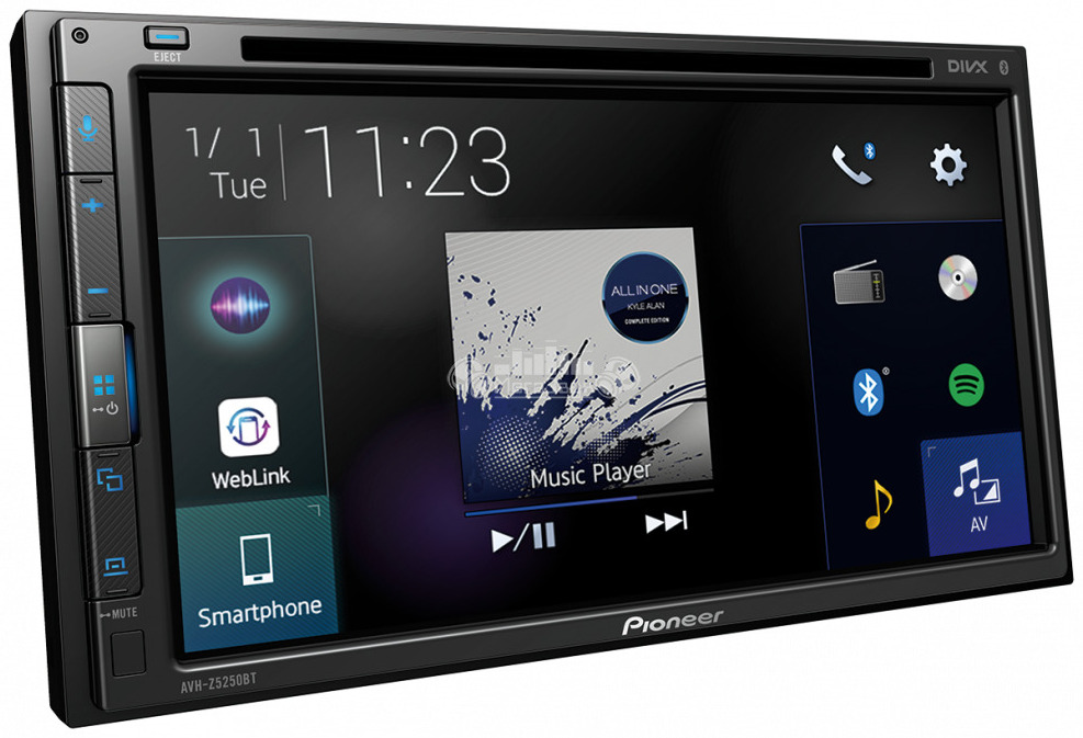 Pioneer 6,8-дюймовый мультимедийный DVD Apple CarPlay Android Auto Bluetooth Стерео ресивер