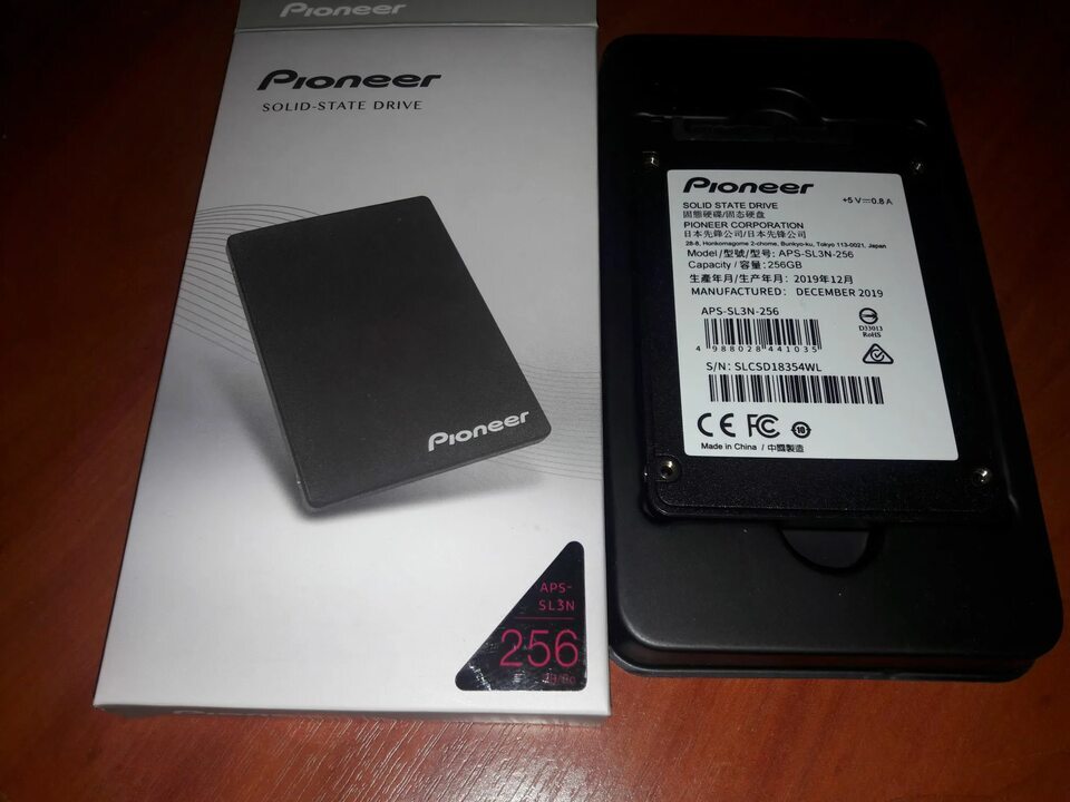 SSD Pioneer APS-SL3N-256 256GB Новый, в коробке