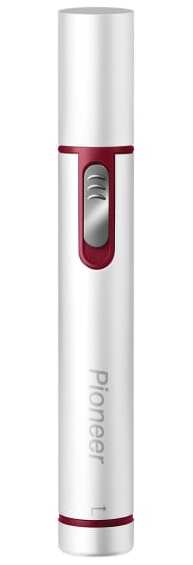 Триммер Pioneer NT01 для носа и ушей с защитным колпачком, питание от батарейки 1ХААА, цвет красный/белый