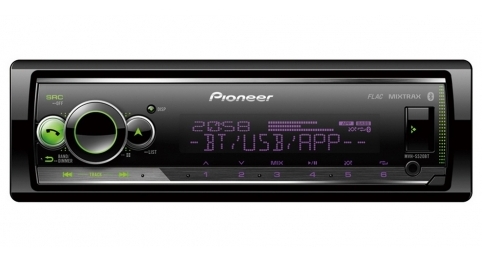 Автомагнитола PIONEER MVH-S520BT,4x50вт,USB,BT,MP3,iPod/Android 7650SD