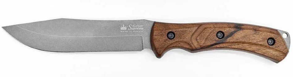 Нож нескладной Pioneer AUS-8 SW (Stonewash, дерево)