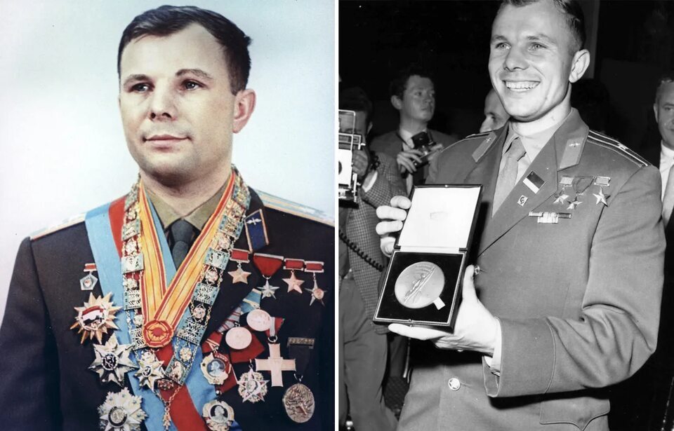 Contemporary russia medal.y gagarin the pioneer of space