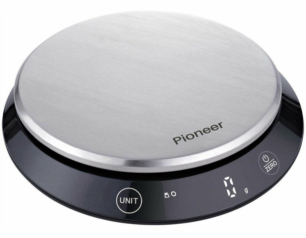 Весы кухонные Pioneer PKS1011 Black/Silver